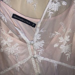 Abercrombie and Fitch Cream Lace Women’s Top
